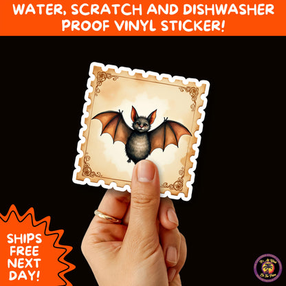 HALLOWEEN VINYL STICKERS | Spooky Ghosts, Witches, Pumpkins, Skulls and Bats – Waterproof Halloween Sticker Pack for All Ages