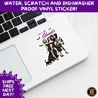 HALLOWEEN VINYL STICKERS | Spooky Ghosts, Witches, Pumpkins, Skulls and Bats – Waterproof Halloween Sticker Pack for All Ages