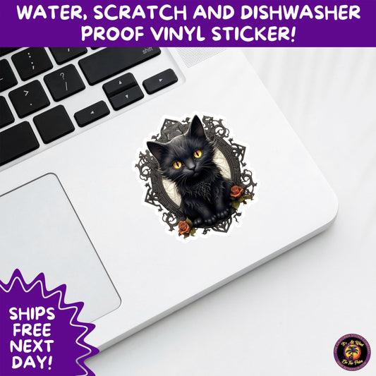 HALLOWEEN VINYL STICKERS | Spooky Ghosts, Witches, Pumpkins, Skulls and Bats – Waterproof Halloween Sticker Pack for All Ages