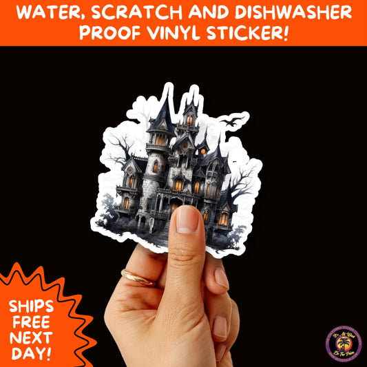 HALLOWEEN VINYL STICKERS | Spooky Ghosts, Witches, Pumpkins, Skulls and Bats – Waterproof Halloween Sticker Pack for All Ages