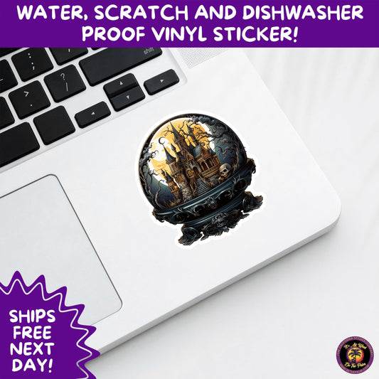 HALLOWEEN VINYL STICKERS | Spooky Ghosts, Witches, Pumpkins, Skulls and Bats – Waterproof Halloween Sticker Pack for All Ages
