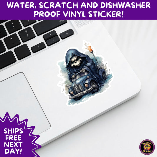 HALLOWEEN VINYL STICKERS | Spooky Ghosts, Witches, Pumpkins, Skulls and Bats – Waterproof Halloween Sticker Pack for All Ages