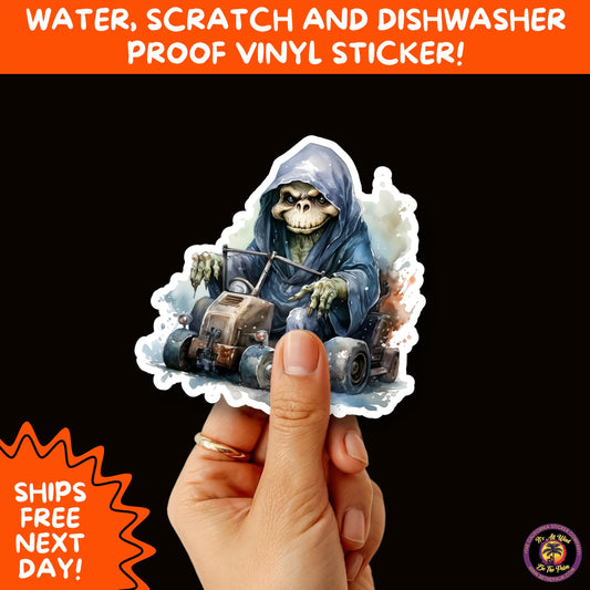 HALLOWEEN VINYL STICKERS | Spooky Ghosts, Witches, Pumpkins, Skulls and Bats – Waterproof Halloween Sticker Pack for All Ages