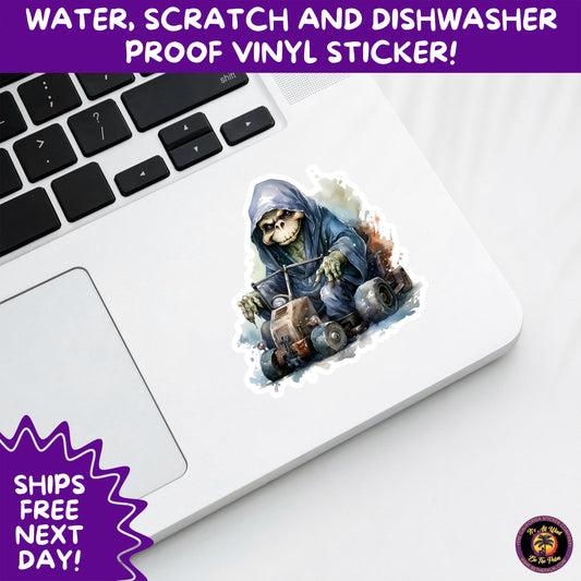 HALLOWEEN VINYL STICKERS | Spooky Ghosts, Witches, Pumpkins, Skulls and Bats – Waterproof Halloween Sticker Pack for All Ages