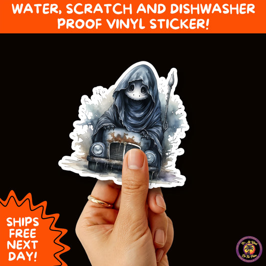 HALLOWEEN VINYL STICKERS | Spooky Ghosts, Witches, Pumpkins, Skulls and Bats – Waterproof Halloween Sticker Pack for All Ages