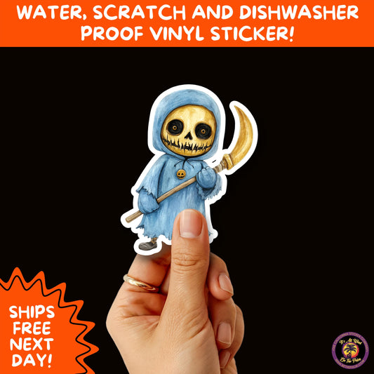 HALLOWEEN VINYL STICKERS | Spooky Ghosts, Witches, Pumpkins, Skulls and Bats – Waterproof Halloween Sticker Pack for All Ages