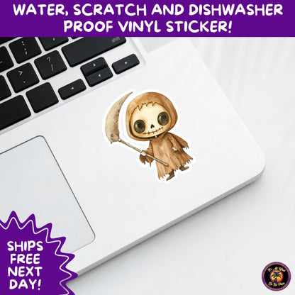 HALLOWEEN VINYL STICKERS | Spooky Ghosts, Witches, Pumpkins, Skulls and Bats – Waterproof Halloween Sticker Pack for All Ages