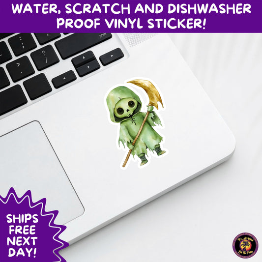 HALLOWEEN VINYL STICKERS | Spooky Ghosts, Witches, Pumpkins, Skulls and Bats – Waterproof Halloween Sticker Pack for All Ages