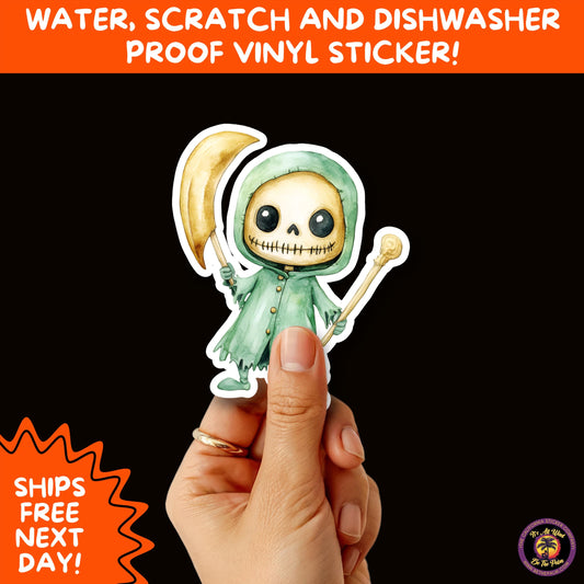 HALLOWEEN VINYL STICKERS | Spooky Ghosts, Witches, Pumpkins, Skulls and Bats – Waterproof Halloween Sticker Pack for All Ages
