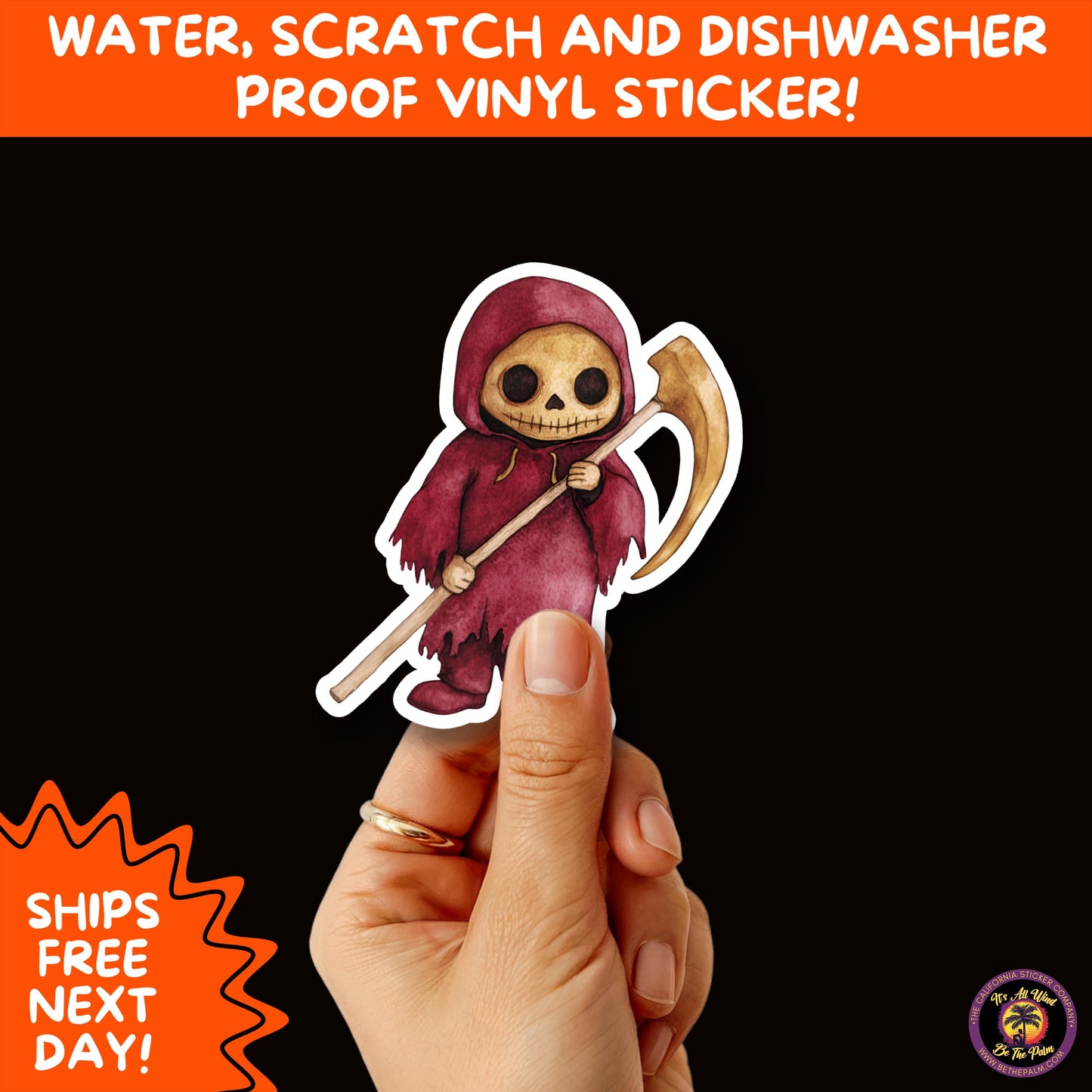 HALLOWEEN VINYL STICKERS | Spooky Ghosts, Witches, Pumpkins, Skulls and Bats – Waterproof Halloween Sticker Pack for All Ages