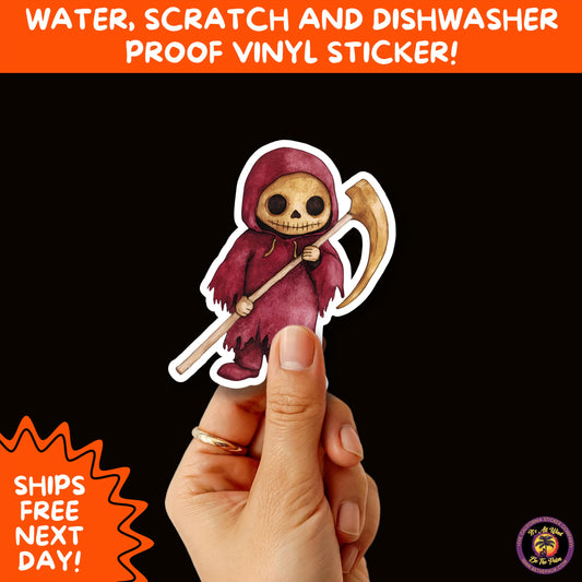 HALLOWEEN VINYL STICKERS | Spooky Ghosts, Witches, Pumpkins, Skulls and Bats – Waterproof Halloween Sticker Pack for All Ages