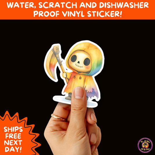 HALLOWEEN VINYL STICKERS | Spooky Ghosts, Witches, Pumpkins, Skulls and Bats – Waterproof Halloween Sticker Pack for All Ages