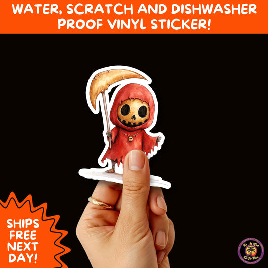 HALLOWEEN VINYL STICKERS | Spooky Ghosts, Witches, Pumpkins, Skulls and Bats – Waterproof Halloween Sticker Pack for All Ages