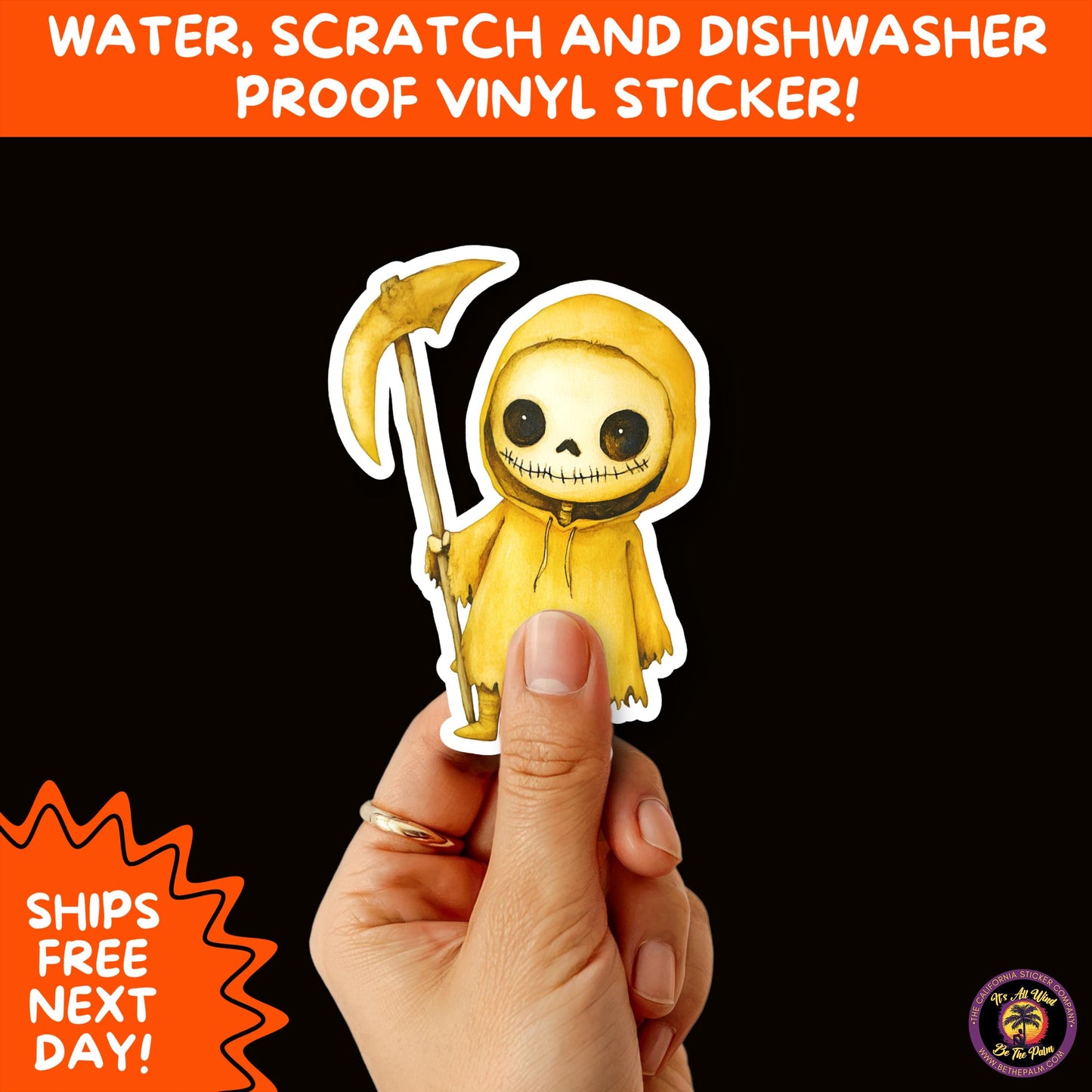 HALLOWEEN VINYL STICKERS | Spooky Ghosts, Witches, Pumpkins, Skulls and Bats – Waterproof Halloween Sticker Pack for All Ages