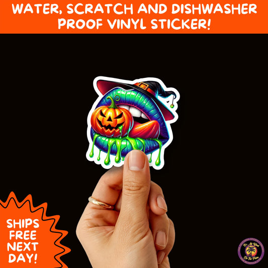 HALLOWEEN VINYL STICKERS | Spooky Ghosts, Witches, Pumpkins, Skulls and Bats – Waterproof Halloween Sticker Pack for All Ages