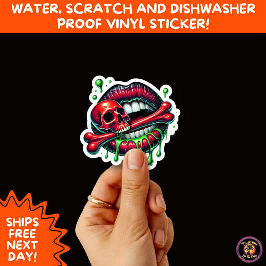 HALLOWEEN VINYL STICKERS | Spooky Ghosts, Witches, Pumpkins, Skulls and Bats – Waterproof Halloween Sticker Pack for All Ages