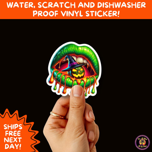 HALLOWEEN VINYL STICKERS | Spooky Ghosts, Witches, Pumpkins, Skulls and Bats – Waterproof Halloween Sticker Pack for All Ages