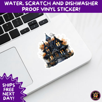 HALLOWEEN VINYL STICKERS | Spooky Ghosts, Witches, Pumpkins, Skulls and Bats – Waterproof Halloween Sticker Pack for All Ages