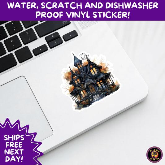 HALLOWEEN VINYL STICKERS | Spooky Ghosts, Witches, Pumpkins, Skulls and Bats – Waterproof Halloween Sticker Pack for All Ages