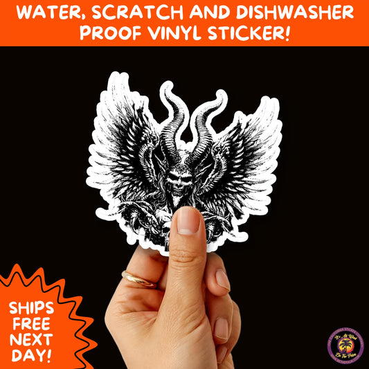 HALLOWEEN VINYL STICKERS | Spooky Ghosts, Witches, Pumpkins, Skulls and Bats – Waterproof Halloween Sticker Pack for All Ages