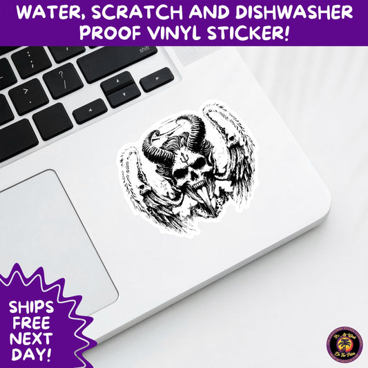 HALLOWEEN VINYL STICKERS | Spooky Ghosts, Witches, Pumpkins, Skulls and Bats – Waterproof Halloween Sticker Pack for All Ages