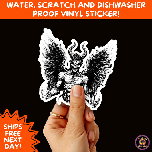 HALLOWEEN VINYL STICKERS | Spooky Ghosts, Witches, Pumpkins, Skulls and Bats – Waterproof Halloween Sticker Pack for All Ages