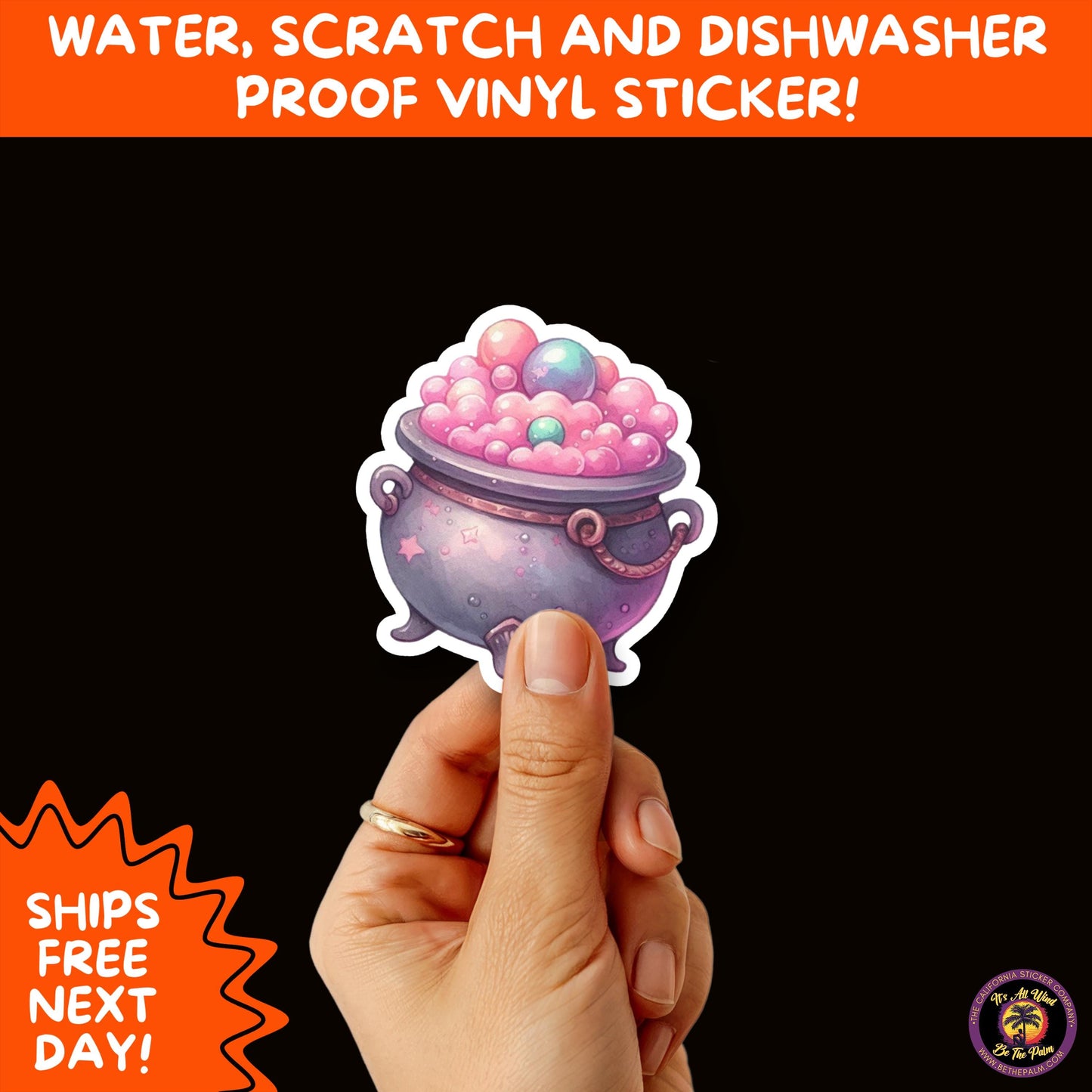 HALLOWEEN VINYL STICKERS | Spooky Ghosts, Witches, Pumpkins, Skulls and Bats – Waterproof Halloween Sticker Pack for All Ages