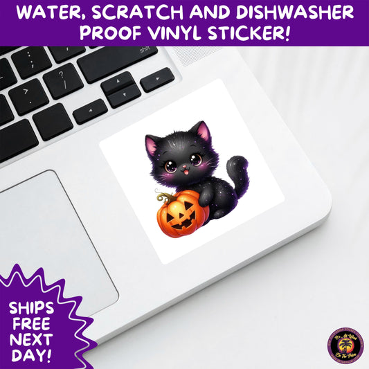 HALLOWEEN VINYL STICKERS | Spooky Ghosts, Witches, Pumpkins, Skulls and Bats – Waterproof Halloween Sticker Pack for All Ages