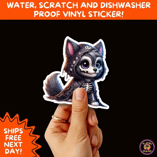 HALLOWEEN VINYL STICKERS | Spooky Ghosts, Witches, Pumpkins, Skulls and Bats – Waterproof Halloween Sticker Pack for All Ages