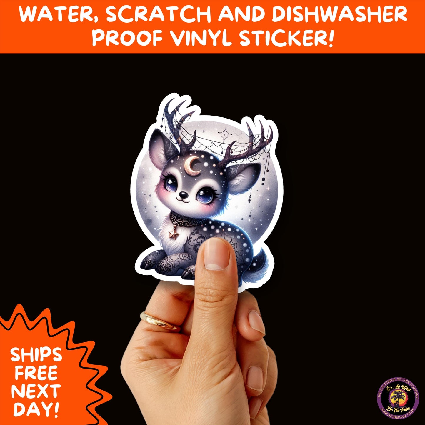 HALLOWEEN VINYL STICKERS | Spooky Ghosts, Witches, Pumpkins, Skulls and Bats – Waterproof Halloween Sticker Pack for All Ages