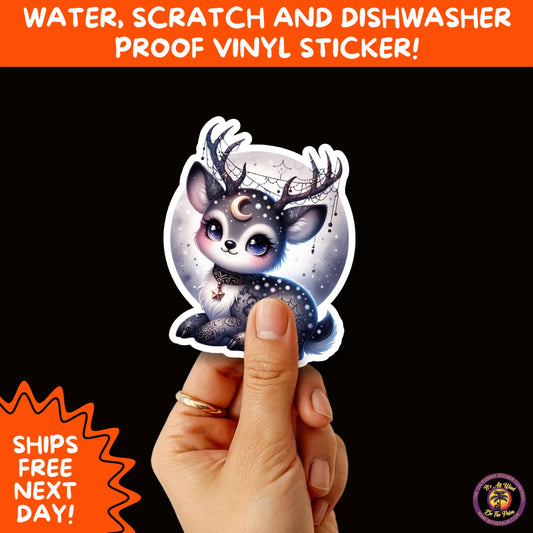 HALLOWEEN VINYL STICKERS | Spooky Ghosts, Witches, Pumpkins, Skulls and Bats – Waterproof Halloween Sticker Pack for All Ages