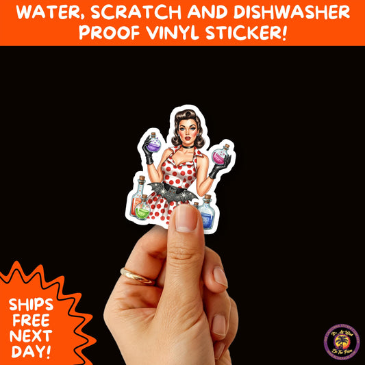 HALLOWEEN VINYL STICKERS | Spooky Ghosts, Witches, Pumpkins, Skulls and Bats – Waterproof Halloween Sticker Pack for All Ages