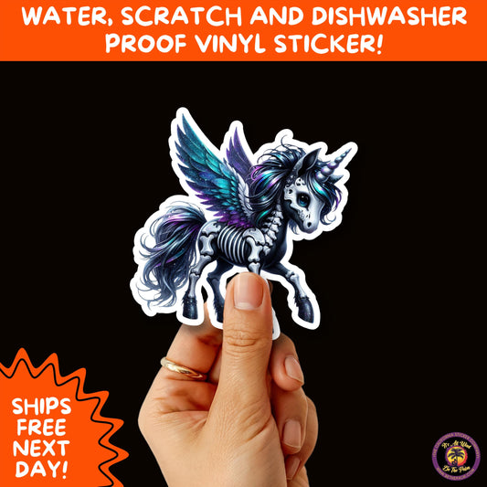 HALLOWEEN VINYL STICKERS | Spooky Ghosts, Witches, Pumpkins, Skulls and Bats – Waterproof Halloween Sticker Pack for All Ages