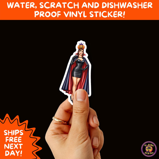 HALLOWEEN VINYL STICKERS | Spooky Ghosts, Witches, Pumpkins, Skulls and Bats – Waterproof Halloween Sticker Pack for All Ages