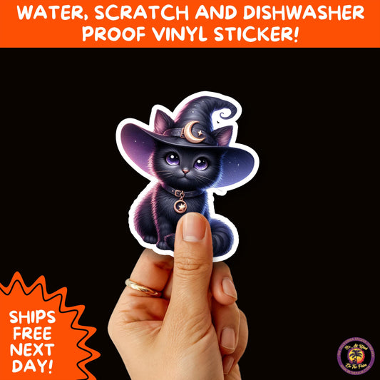 HALLOWEEN VINYL STICKERS | Spooky Ghosts, Witches, Pumpkins, Skulls and Bats – Waterproof Halloween Sticker Pack for All Ages