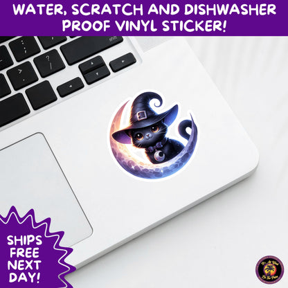 HALLOWEEN VINYL STICKERS | Spooky Ghosts, Witches, Pumpkins, Skulls and Bats – Waterproof Halloween Sticker Pack for All Ages