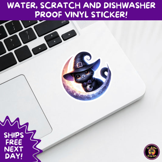 HALLOWEEN VINYL STICKERS | Spooky Ghosts, Witches, Pumpkins, Skulls and Bats – Waterproof Halloween Sticker Pack for All Ages
