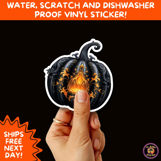 HALLOWEEN VINYL STICKERS | Spooky Ghosts, Witches, Pumpkins, Skulls and Bats – Waterproof Halloween Sticker Pack for All Ages