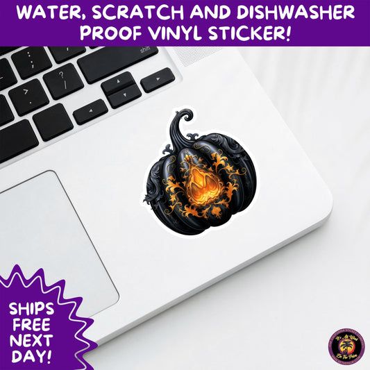 HALLOWEEN VINYL STICKERS | Spooky Ghosts, Witches, Pumpkins, Skulls and Bats – Waterproof Halloween Sticker Pack for All Ages
