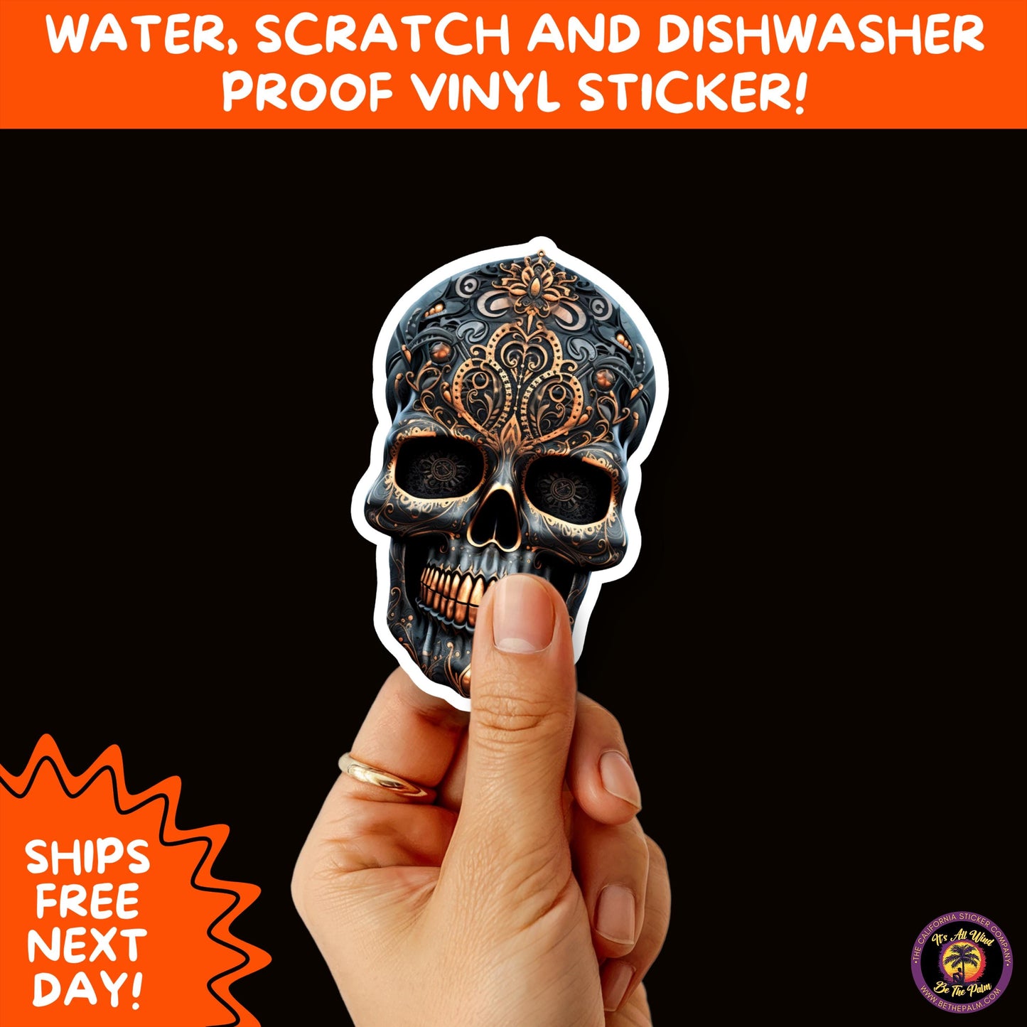 HALLOWEEN VINYL STICKERS | Spooky Ghosts, Witches, Pumpkins, Skulls and Bats – Waterproof Halloween Sticker Pack for All Ages