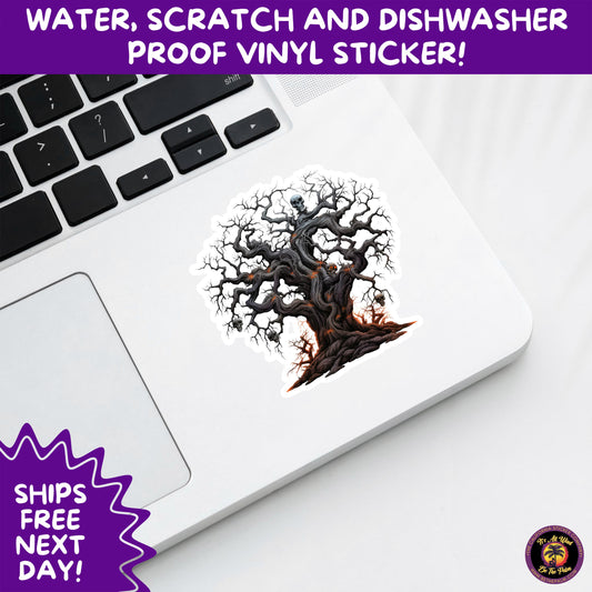 HALLOWEEN VINYL STICKERS | Spooky Ghosts, Witches, Pumpkins, Skulls and Bats – Waterproof Halloween Sticker Pack for All Ages