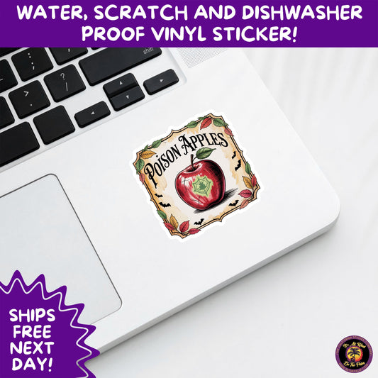 HALLOWEEN VINYL STICKERS | Spooky Ghosts, Witches, Pumpkins, Skulls and Bats – Waterproof Halloween Sticker Pack for All Ages