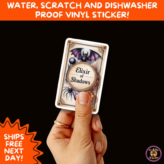HALLOWEEN VINYL STICKERS | Spooky Ghosts, Witches, Pumpkins, Skulls and Bats – Waterproof Halloween Sticker Pack for All Ages