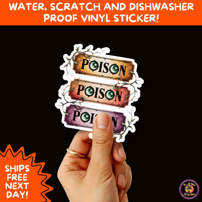 HALLOWEEN VINYL STICKERS | Spooky Ghosts, Witches, Pumpkins, Skulls and Bats  Waterproof Halloween Sticker Pack for All Ages