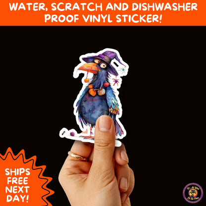 HALLOWEEN VINYL STICKERS | Spooky Ghosts, Witches, Pumpkins, Skulls and Bats – Waterproof Halloween Sticker Pack for All Ages