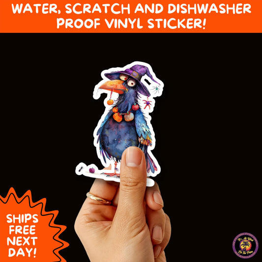 HALLOWEEN VINYL STICKERS | Spooky Ghosts, Witches, Pumpkins, Skulls and Bats – Waterproof Halloween Sticker Pack for All Ages
