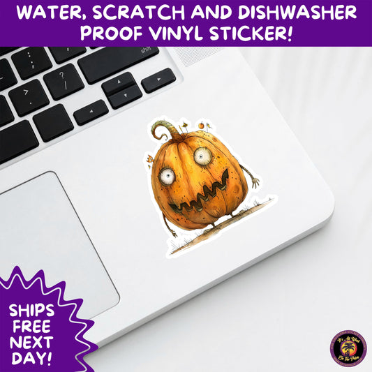 HALLOWEEN VINYL STICKERS | Spooky Ghosts, Witches, Pumpkins, Skulls and Bats – Waterproof Halloween Sticker Pack for All Ages