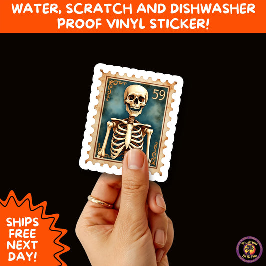 HALLOWEEN VINYL STICKERS | Spooky Ghosts, Witches, Pumpkins, Skulls and Bats – Waterproof Halloween Sticker Pack for All Ages