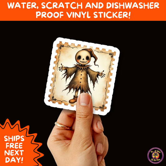 HALLOWEEN VINYL STICKERS | Spooky Ghosts, Witches, Pumpkins, Skulls and Bats – Waterproof Halloween Sticker Pack for All Ages