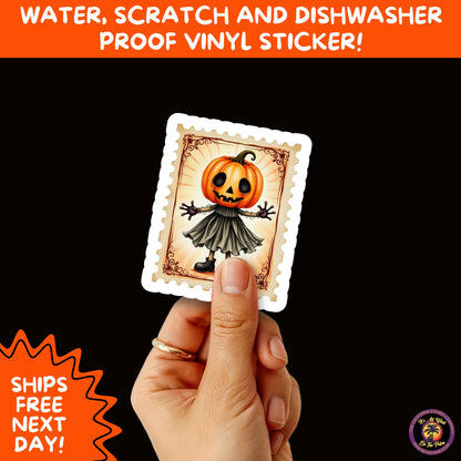 HALLOWEEN VINYL STICKERS | Spooky Ghosts, Witches, Pumpkins, Skulls and Bats – Waterproof Halloween Sticker Pack for All Ages